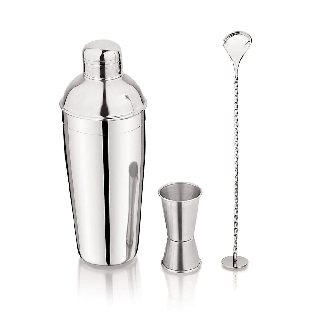 Zestaw przyborów barmańskich, kit de coctelería con szejker y medidor