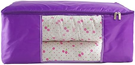 APAS Jumbo See-through Oxford Quilt Bag Waterproof Foldable Wardrobe Organizer Clothing Toys Laundry Storage Bags Space-saving Boxes