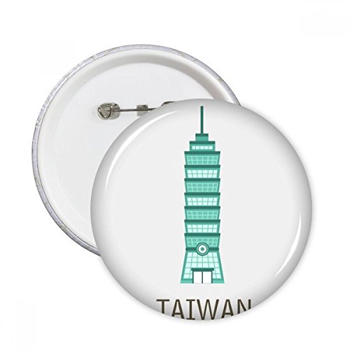 Pins Taiwan 101 DIYthinker personnalisez vos vêtements avec 5 badges voyage