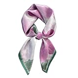 Photo Gallery meisee sciarpa quadrata in 100% pura seta di gelso, 68,6 x 68,6 cm, sciarpa per la testa, sciarpa per il collo, sciarpa da donna, con confezione regalo, fiori rosa verde, 27in*27n Photo Gallery meisee sciarpa quadrata in 100% pura seta di gelso, 68,6 x 68,6 cm, sciarpa per la testa, sciarpa per il collo, sciarpa da donna, con confezione regalo, fiori rosa verde, 27in*27n