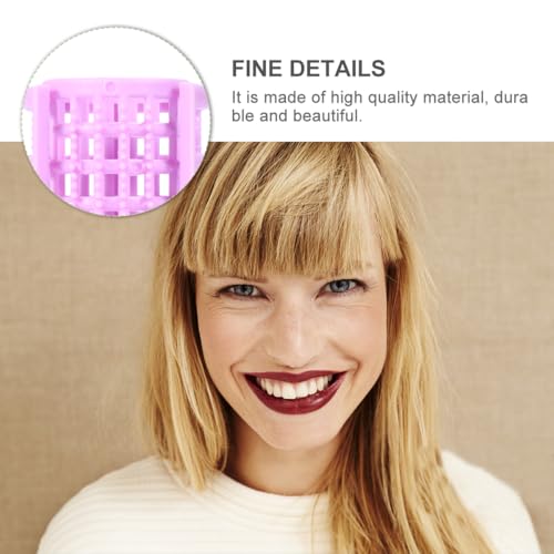 Healeved Plastic Hair Rollers 20Pcs No Heat Hair Curlers for Styling with Self Grip Teeth Compact Size for Home and Salon Use - Image 2