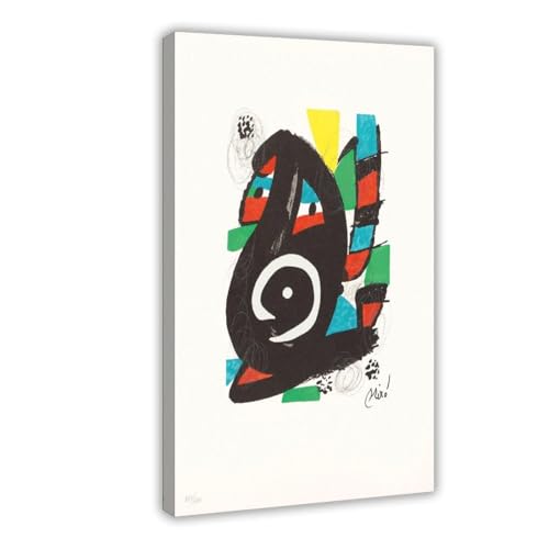 Impression sur toile premium La Mélodie Acide de Joan Miro - Finition WCYB haute définition