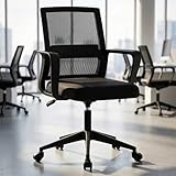 SUKIDA Desk Chair Mesh Office Chair with...