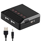 Chargeur compact et léger, facile à transporter Avec une entrée DC 5V et une sortie 4.2V±5%, ce lipo battery chargeur est extrêmement compact (40 x 35 x 13 mm) et léger (30 g). Il s’agit de l’accessoire parfait pour voyager et charger vos batteries RC lors de vos déplacements. Sa petite taille vous permet de l'emporter facilement partout.