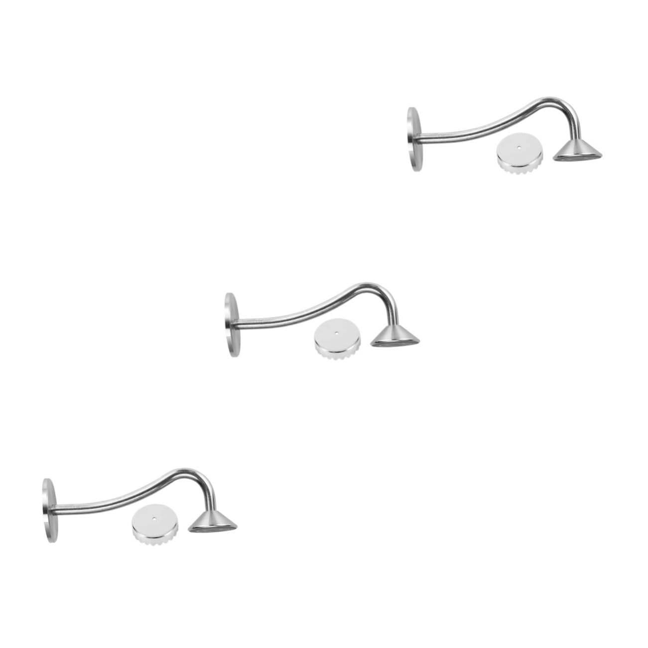 IMIKEYA 3 Pezzi Supporto per sapone magnetico Stand di sapone Accessori da bagno Soap Bar autodrenante Portasapone da parete magnetico portasapone autodrenante portasapone doccia magnete