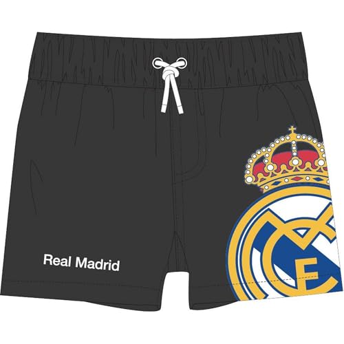 CERDÁ LIFE'S LITTLE MOMENTS Bermuda de Baño Real Madrid para Niños, Pantalón de Natación Oficial y Secado Rápido | Bañador Infantil con Escudo del Club para Playa y Piscina