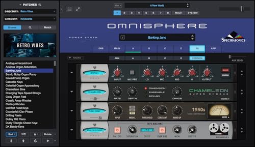 Spectrasonics Omnisphere 3 — Flagship Synthesizer of Spectrasonics with Thousands of Fresh New Sounds, Faster Access, and Same Size as Omnisphere 2.