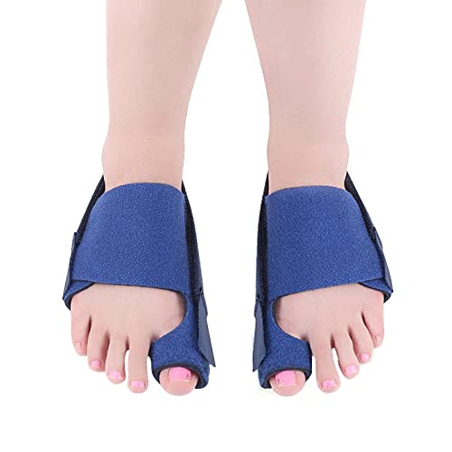Bunion Toe Splints Toe Separator Hallux Valgus Bunion Corrector Orthotics Feet Bone Thumb Adjuster Correction Pedicure Sock Straightener Foot Care (Right and Left One Size)