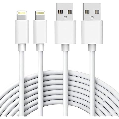 iPhone Charger, [Apple MFi Certified] 2PACK 6FT USB to Lightning Cable Power Fast Charging Cord Compatible with iPhone 14/13/12/11 Pro Max/XS MAX/XR/XS/X/8/7/Plus/6S/6/SE/5S/iPad Cover