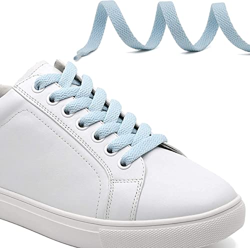 Image of SHOESHINE Fine Quality Shoe Laces for Sport Shoes and Sneakers - 6 Pairs Shoelaces (1 Pair of each color) flat laces for Men shoes and women shoes