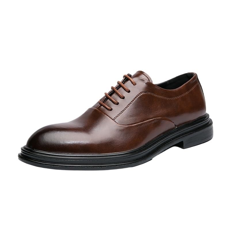 New New Business Shoes Formal Work Shoes Men's Genuine Leather Casual Shoes Prom Wedding Outdoor Work Shoes Office Dress Shoes Men's Wedding Shoes