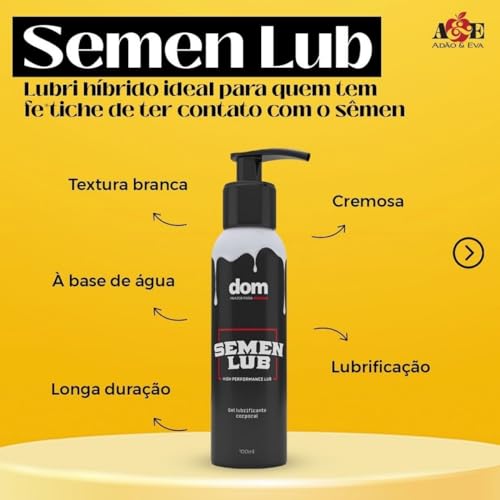 Kit Lubrificante Semen 3 unidades