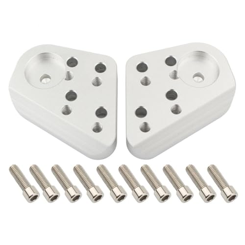 Kit de fixation de guidon de moto argent pour les longs voyages en RT
