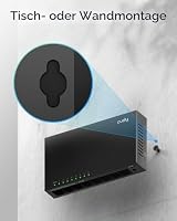 Cudy 8-Port-Gigabit-Ethernet-Switch aus Metall, lüfterlos, unmanaged, GS108 – Ansicht 7