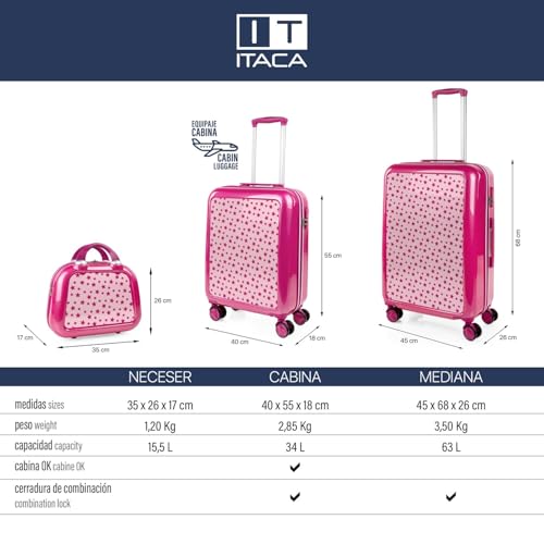 Vanity case rigide ITACA le bagage cabine parfait pour vos week-ends - 7