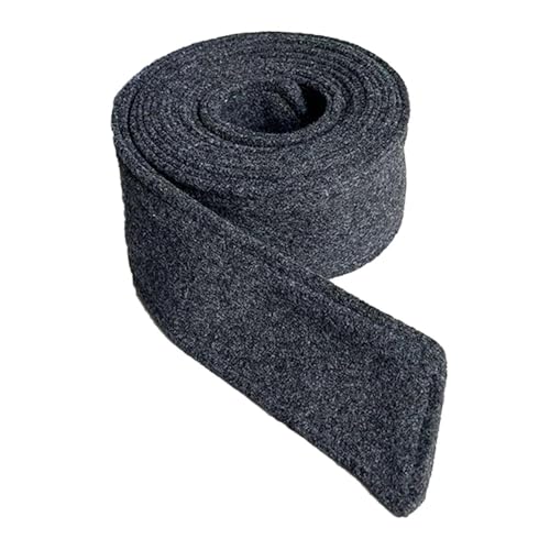 jojomis Women Woolen Overcoat Waist Belt Long Enough Coat Belt Wide Waist Belt for Street Fashion- Dark Gray