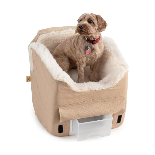 SNOOZER PET Products Lookout 2 Dog CAR SEAT, Birch Diamond, Small