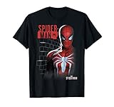 spiderman t shirt girl 18MARV00194A Marvel\'s Spider-Man Game Brick Portrait Graphic T-Shirt