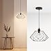 Produktbild EMKE Pendelleuchte Lydia, E27 Pendellampe Retro 1 flammige Hängelampe Modern, Hängeleuchte Metallschirm Verformbar, Design Deckenleuchter für Esstisch Esstischlampe Wohnzimmerlampe
