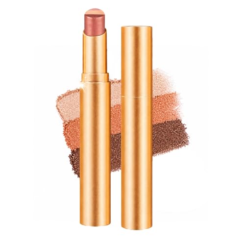 BIVYAX 1 Lápiz de Sombra de Ojos con Purpurina y Efecto Brillante, sombra de ojos en barra Versátil para Maquillaje Diario y Looks de Fiesta, Perfecto como Iluminador y para la Zona del Lagrimal