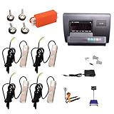 🔋 【Opciones de Alimentación Flexibles】La báscula ofrece dos opciones de alimentación: batería recargable de 6V/4AH con hasta 10 horas de operación sin cables o alimentación eléctrica directa (110V/220V). Esto garantiza flexibilidad en su uso tanto en interiores como exteriores para tareas de pesaje continuas.