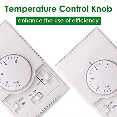 Thermostat non programmable à montage mural chaud et froid AC