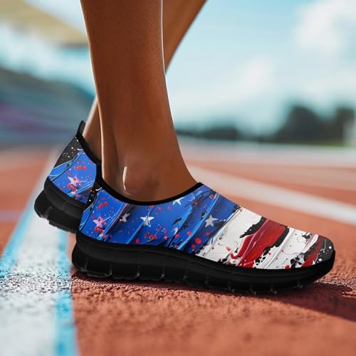 Image of Women's Loafers Slip On Slip Shoe Casual Walking Shoes Non Slip Work Shoes Mesh Athletic Sneakers