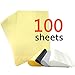 Produktbild CO-Z 100 Blatt Tattoo Transferpapier 21.5 x 28cm 4 mal Thermische Schablone Thermo Transfer Papier für temporäre Tattoos