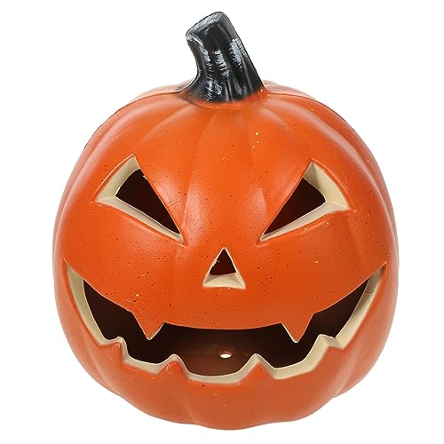 Kichvoe Halloween Pumpkin Lamp Decorative Fall Light for Home Halloween Party Thanksgiving Autumn Centerpieces Versatile Use for Living Bedroom Decor