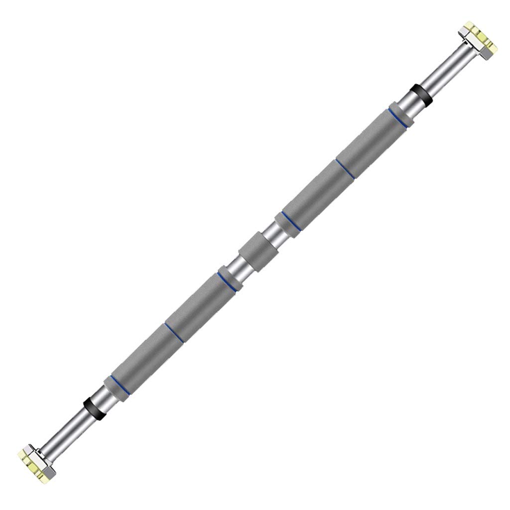 HTTGDGDH Chin Up Bar Pull Up Bar Chin Up - Adjustable Doorway Chin Up Bar Upper Body Workout Bar With Comfort Grips For Home Gym Exercise Fitness Strength Training Pull-Up Bars,Grey-60-100CM