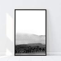 Framed Canvas Wall Art Natural Landscape Canvas Prints Home Artwork Decoration for Living Room,Bedroom - 16x24 inches