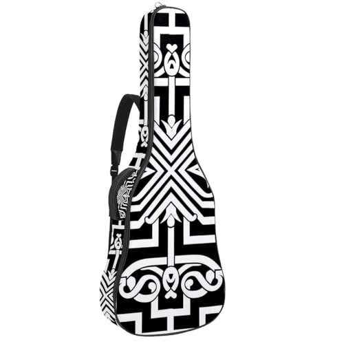 Housse guitare acoustique imperméable 42.9 pouces avec double sangle réglable