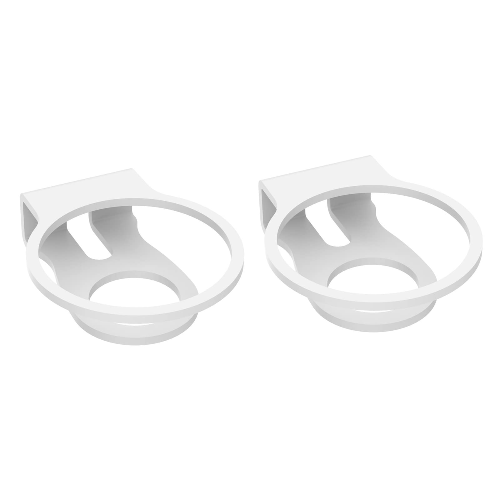 Supports enceintes Support mural audio compatible avec haut-parleur audio Support de support de support audio en métal robuste Base de montage mural (1 paire) Support de Montage Mural ( Color : Bianco