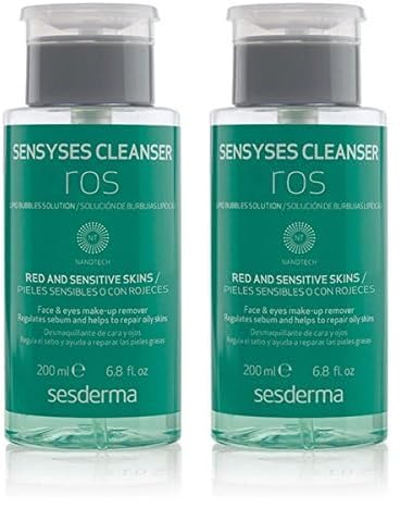 Sesderma Sensyses Cleanser Ros Loción Desmaquillante para Pieles con Rojeces - 230 gr (Paquete de 2)