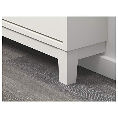 Meuble a chaussures Ikea Ställ blanc 4 compartiments 96x17x90 cm
