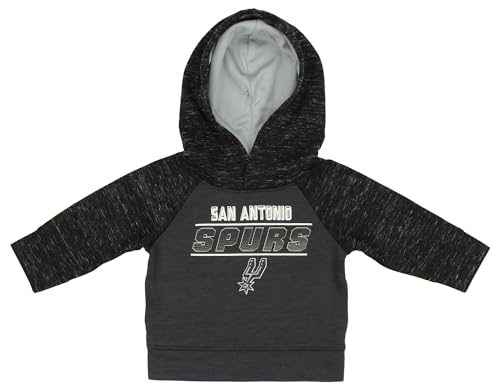 Image of Outerstuff San Antonio Spurs NBA Infant (12-18M) and Toddler (2T-4T) Fleece Hoodie, Black