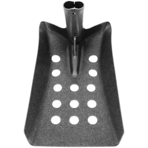 BESPORTBLE Pelle De Nettoyage Polyvalente Métal pour Boue Et Drainage Pelle À Tamiser Réutilisable pour Égouts Fossés Et Nettoyage De Drainage