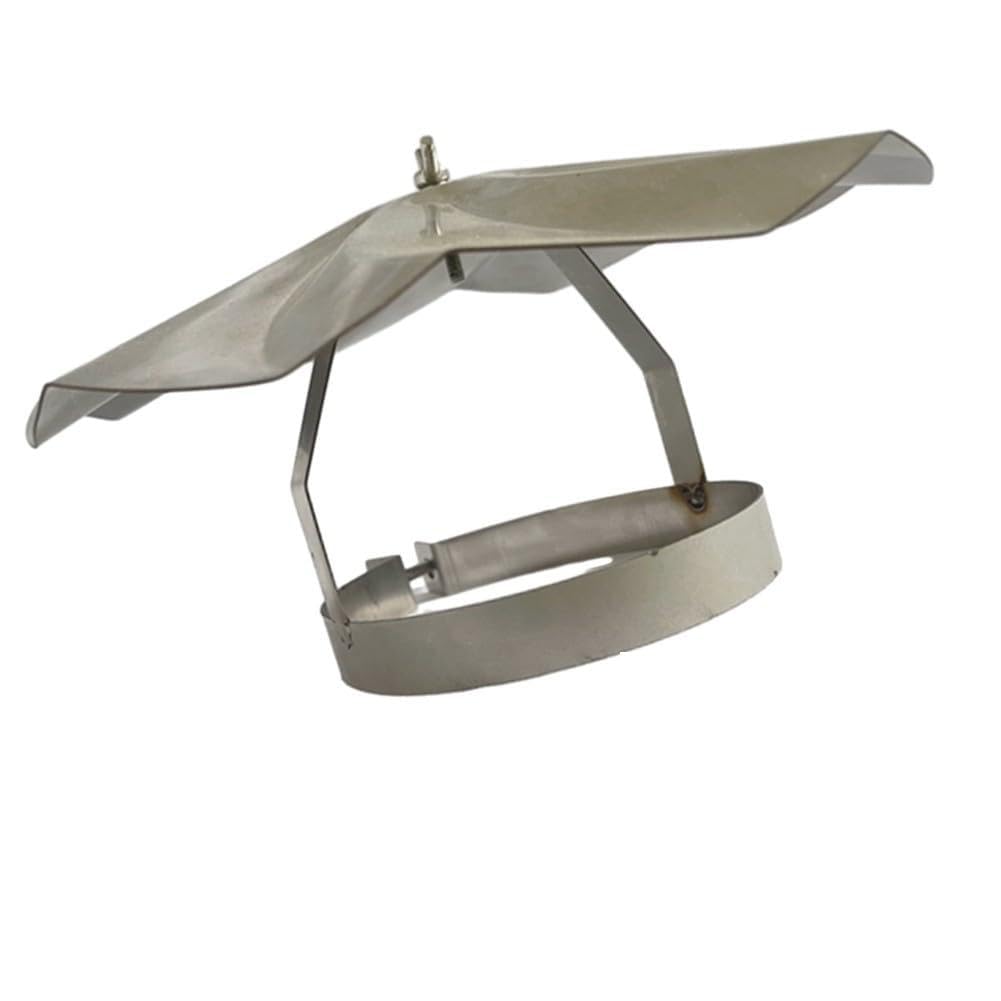 OYSKGNCMW RichVibe for Stainless Steel Chimney Pot Roof Cowl Wood Stove Pipe, Rain Cap Cover to Prevent Water Entry, 60mm/76mm/106mm Installation Diameter