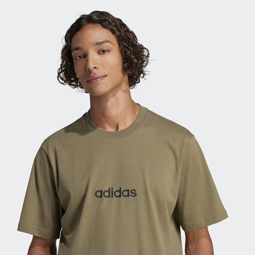 Image of adidas Mens T-Shirts | M LIN SJ T | Grey |