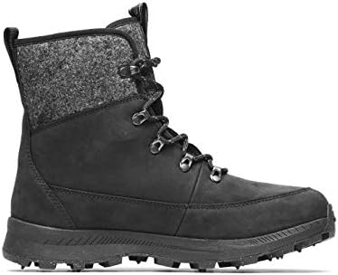 Icebug Mens Adak BUGrip Woolpower Winter Walking Boot with Carbide Studded Traction Sole, Black/Grey, 8.5 | Image 2