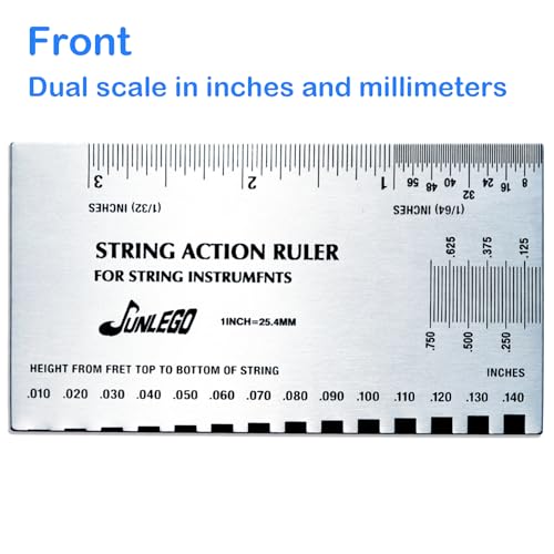 guitar action gauge ruler string height gauge for guitar