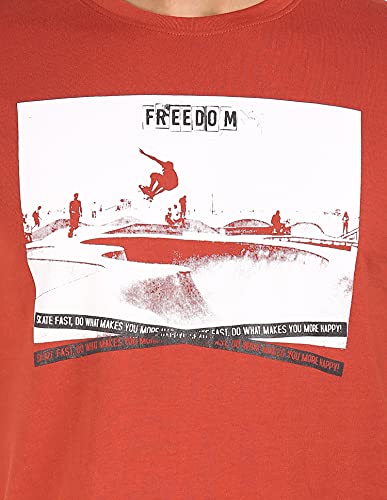 Image of COLT Men's Slim T-Shirt (CLMERNK10106R06 Rust XL)