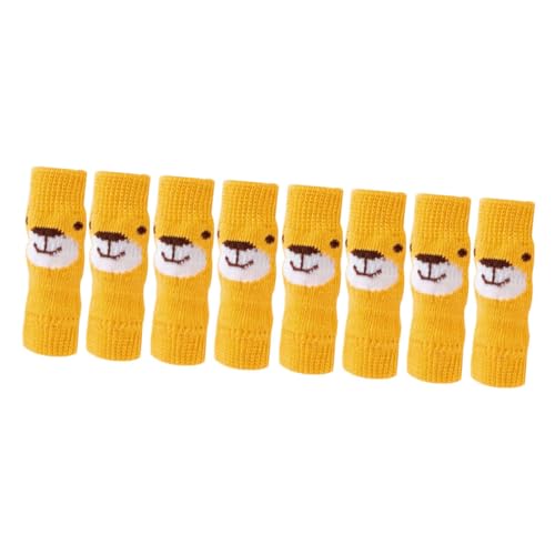 Hemobllo Lot de 2 en Coton et Polyester Design Antidérapant Guêtres pour Chiens Stylées Protégeant des Glaces Adaptées aux Animaux de Compagnie