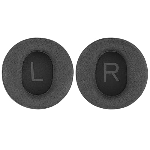 Image of Geekria Comfort Mesh Fabric Replacement Ear Pads for Microsoft Surface GEN I /GEN II Headphones Ear Cushions, Repair Parts (Black)