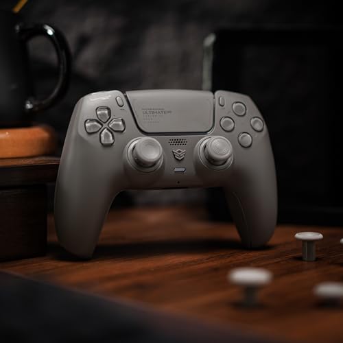 Image of HEXGAMING ULTIMATE PRO Controller Compatible with ps5, Quantum Gray