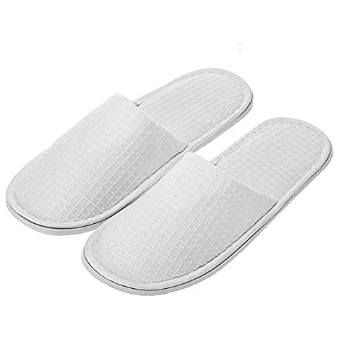 AhfuLife Echoapple Waffle White Slippers Cover