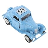 Modèle d'automobile vintage : fabriqué en métal, le modèle de voiture est difficile à casser et a une , modèle de voiture artisanal