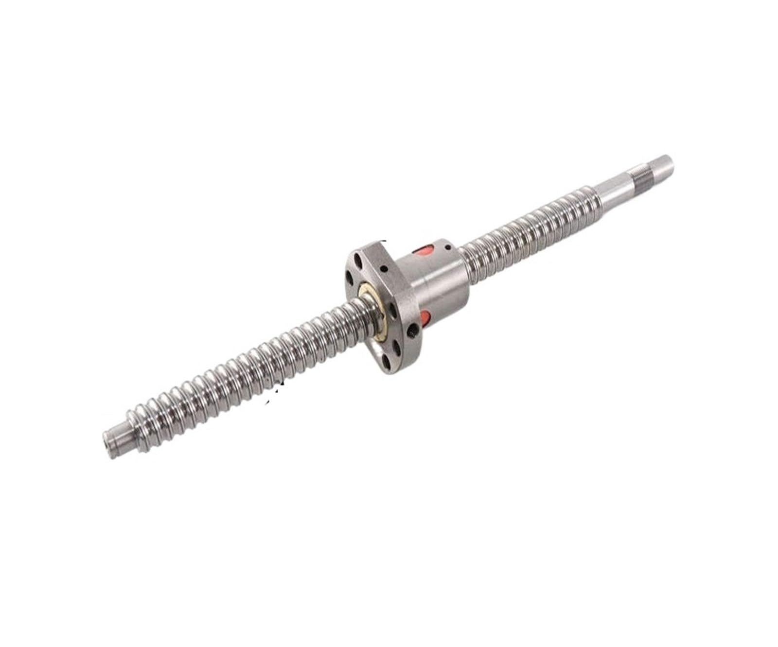 vite a ricircolo di sfere Vite a ricircolo di sfere 1204 lavorata SFU1204 200 300 500 600 800 a C7 da 1000 mm con dado singolo for parti CNC(260mm With nut)