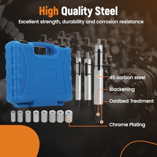 Image of maXpeedingrods Universal Clutch Alignment Tool Kit, 11PCS Clutch Disc Centering Tool, Metric Clutch Drive Plate Alignment Tool, with 3 Spindles Expanding Mandrel and 8 Pilot Adapters