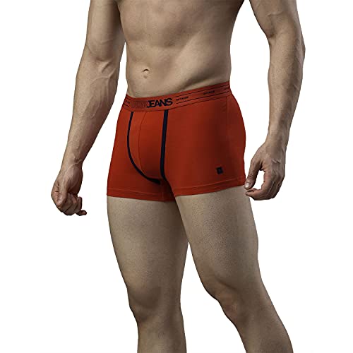 Image of Underjeans Men Cotton Blend Trunk - Pack of 2